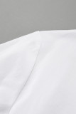 Casual Daily Solid Color Buckle Ruched Turndown Collar Shirt Dresses