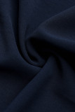Casual Solid Color Buttons Turndown Collar Tops