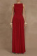 Casual Solid Color Ruched O Neck Long Dresses
