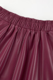 Casual Solid Color Pocket Loose High Waist Type A Solid Color Bottoms