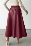 Casual Solid Color Pocket Loose High Waist Type A Solid Color Bottoms