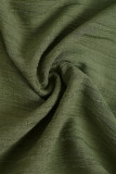 Casual Solid Color Distressed Loose High Waist Wide Leg Solid Color Bottoms