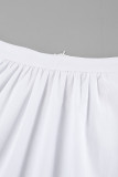 Casual Solid Color High Waist Type A Solid Color Bottoms