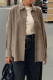 Casual Solid Color Buttons Turndown Collar Tops