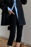 Casual Solid Color Skinny High Waist Solid Color Bottoms