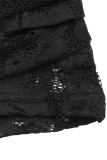 Sexy Solid Color Lace V Neck Tops