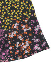 Vacation Floral Print Pocket Lace Up Loose High Waist Wide Leg Full Print Bottoms