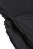 Sexy Solid Color Backless Off Shoulder Long Dresses