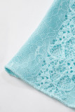 Sexy Solid Color Lace V Neck Tops