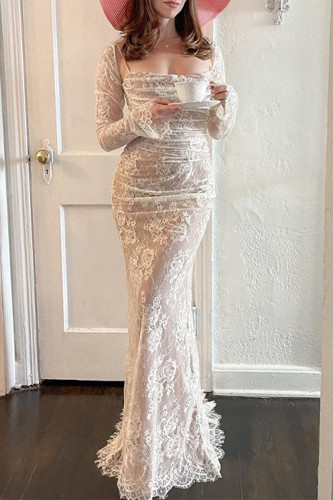 Sexy Solid Color Lace Strap Design Sleeveless Two Pieces