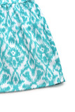Casual Geometric Print Stringy Selvedge Contrast Stringy Selvedge Collar Sleeveless Dresses