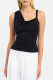 Sexy Solid Color Irregular Off Shoulder Tops