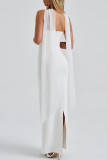 Sexy Solid Color ribbon Strapless Evening Dresses