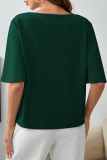 Daily Solid Color O Neck T-Shirts