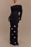 Sexy Vacation Flowers Patchwork Contrast Swimwears Cover Up