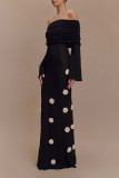 Sexy Vacation Flowers Patchwork Contrast Swimwears Cover Up