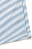 Street Stripe Draw String Pocket Contrast Loose High Waist Straight Full Print Bottoms