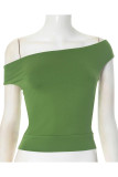 Sexy Solid Color Backless Irregular Off Shoulder Tops(Three ways to wear it)