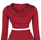 Women's Sexy Two Piece Outfits Elastic Waist 2 Piece Sets