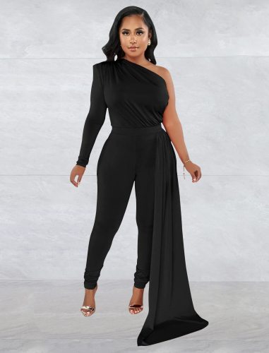 Women's One Shoulder Jumpsuits