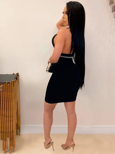 Women's Bodycon Rhinestone Dresses