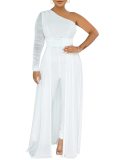 Women's One Shoulder Jumpsuits
