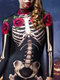 Skeleton Costume Halloween Bodysuit