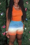 Women's Short Gradient 2 Piece Sets