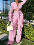 Women 2 Piece Co Ord Set Bandage Sexy Outfits