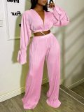 Women 2 Piece Co Ord Set Bandage Sexy Outfits