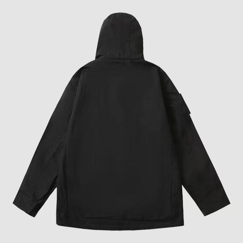 Men Zip Hooded Jacket Coat Warm Windproof Casual Parkas Shirt Sweatshirts