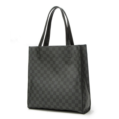 Men Messenger Laptop Shoulder Bag Leather Black Cloth Crossbody Sling Handbags Business Houlder Bag