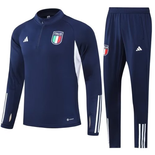 Men Long Sleeve Half Zip Football Jersey Uniform Soccer Training Set Suit Club Team Women