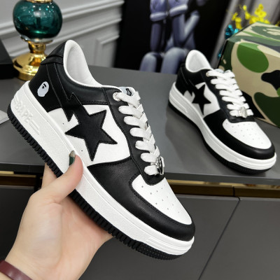 Men Women Low Top Leather Sneakers Casual Trainers Athletic Shoes Unisex 35-44