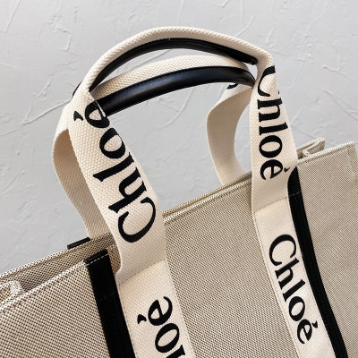 Women Cotton Canvas Tote Medium Large Shoulder Shopping Bag Handbags