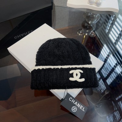 Women Beanie Hat Winter Wool Knitted Baggy Pull On Soft Caps