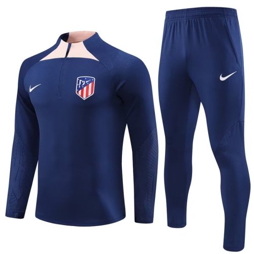 Men Long Sleeve Half Zip Football Jersey Uniform Soccer Training Set Suit Club Women Tracksuit