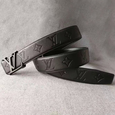 Women Men Belt 3.8 cm Cowhide Leather Buckle Belt Unisex