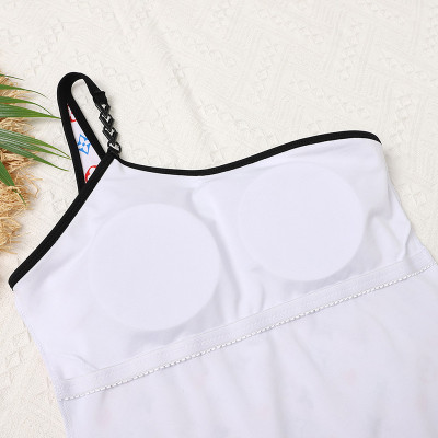 Women One-piece Swimsuit Swimwear Set Bikini Sport Bra Beach Thong Bathing Suit Underwear